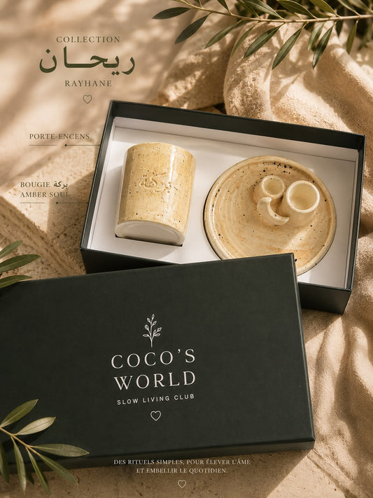 Coffret porte enscens & bougie